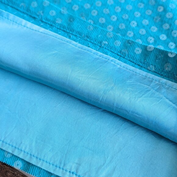 💜✨Vintage Maxou Turquoise Sequin Dress - Size 8 - Picture 12 of 13